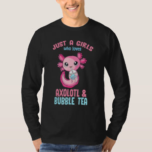 T-shirt Juste Une Fille Qui Aime Axolotls Plushies Costume