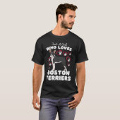 T-shirt Juste Une Fille Qui Aime Boston Terriers Cute Bost (Devant entier)