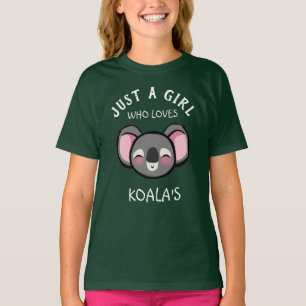 T-shirt Juste une fille qui aime celle de Koala