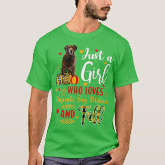 T-shirt Juste Une Fille Qui Aime Chesapeake Retriever Et F