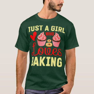 T-shirt Juste une fille qui aime cuisiner 2072