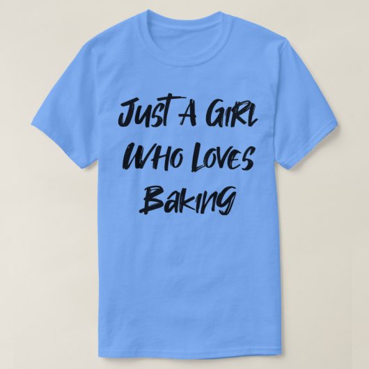 T-shirt Juste une fille qui aime cuisiner 3 (Design devant)