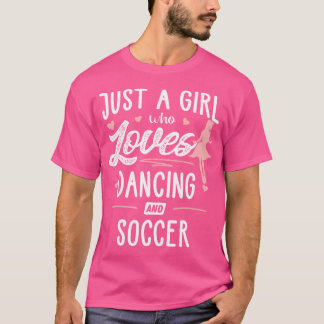T-shirt Juste Une Fille Qui Aime Danser Et Le Cadeau De Fo