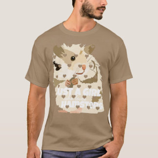 T-shirt Juste une fille qui aime Hamsters Hamster Farmer