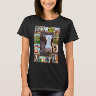 T-shirt Juste Une Fille Qui Aime La Vache Costume Vache Cu