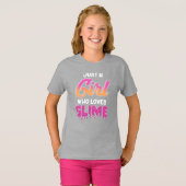 T-shirt Juste Une Fille Qui Aime L'Anniversaire Mince (Devant entier)