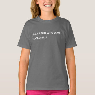 T-shirt Juste Une Fille Qui Aime Le Basketball