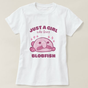 T-shirt Juste Une Fille Qui Aime Le Blobfish
