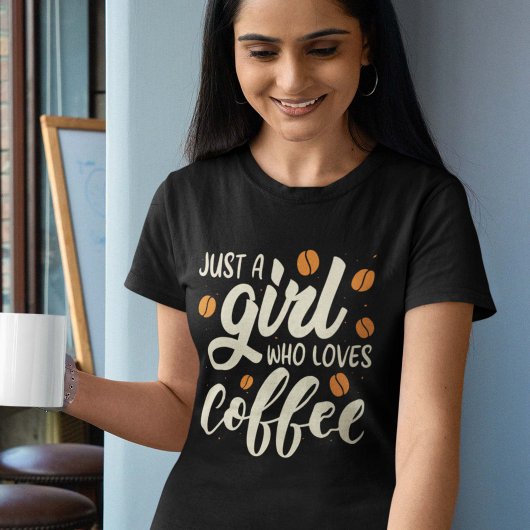 T-shirt Juste Une Fille Qui Aime Le Café