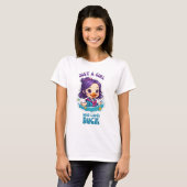 T-shirt Juste Une Fille Qui Aime Le Canard (Devant entier)