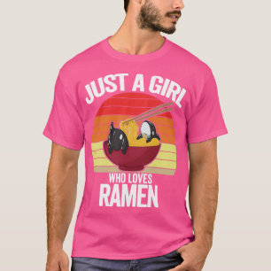 T-shirt Juste une fille qui aime le maillot de baleine orq