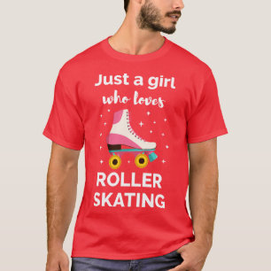 T-shirt Juste Une Fille Qui Aime Le Roller Skating I