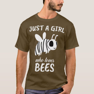 T-shirt Juste une fille qui aime les abeilles