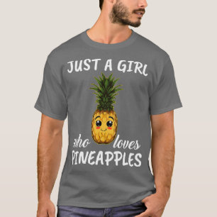 T-shirt Juste une fille qui aime les ananas 1