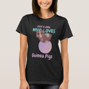 T-shirt Juste une fille qui aime les animaux de compagnie 