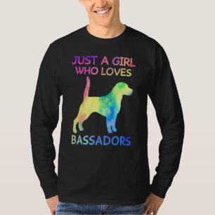 T-shirt Juste Une Fille Qui Aime Les Bassadors Funny Bassa