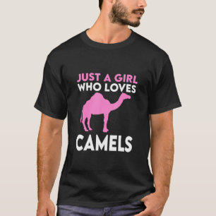 T-shirt Juste Une Fille Qui Aime Les Camels
