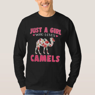 T-shirt Juste Une Fille Qui Aime Les Camels Animaux