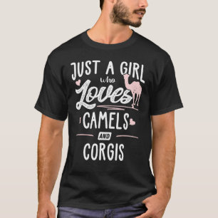 T-shirt Juste Une Fille Qui Aime Les Chameaux Et Les Femme