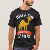 T-shirt Juste une fille qui aime les chameaux Hump Day Cad (Devant)