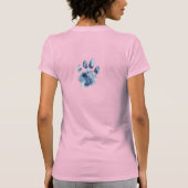 T-shirt Juste une fille qui aime les chats (Dos)