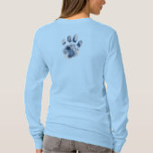 T-shirt Juste une fille qui aime les chats (Dos)