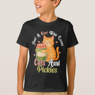 T-shirt Juste Une Fille Qui Aime Les Chats Et Les Chatons.