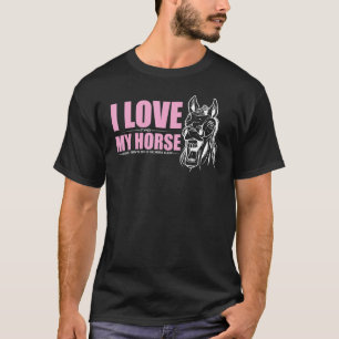 T-shirt Juste Une Fille Qui Aime Les Chevaux, L'Équestre D
