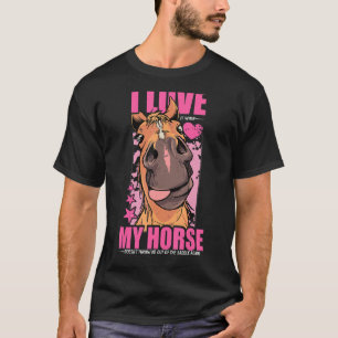 T-shirt Juste Une Fille Qui Aime Les Chevaux, L'Équestre D
