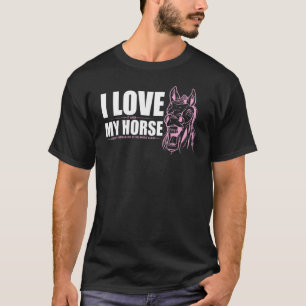 T-shirt Juste Une Fille Qui Aime Les Chevaux, L'Équestre D