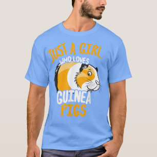 T-shirt Juste une fille qui aime les cochons de Guinée886