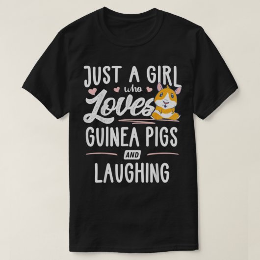 T-shirt Juste Une Fille Qui Aime Les Cochons De Guinée Et (Design devant)