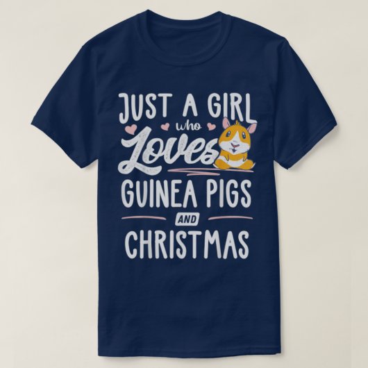 T-shirt Juste Une Fille Qui Aime Les Cochons De Guinée Et (Design devant)
