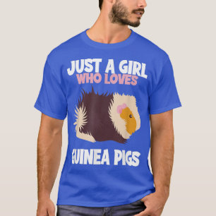T-shirt Juste Une Fille Qui Aime Les Cochons De Guinée Je