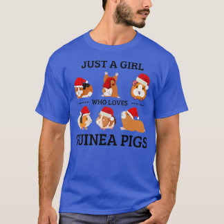 T-shirt Juste Une Fille Qui Aime Les Cochons De Guinée Mig