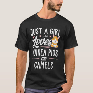 T-shirt Juste Une Fille Qui Aime Les Cochons D'Inde Et Les