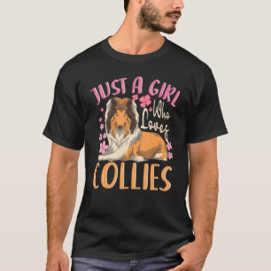 T-shirt Juste Une Fille Qui Aime Les Collies Propriétaire
