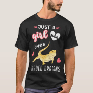 T-shirt Juste Une Fille Qui Aime Les Dragons À Portée Prem