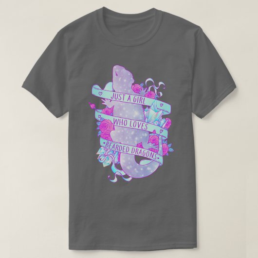 T-shirt Juste une fille qui aime les dragons barrés (Design devant)