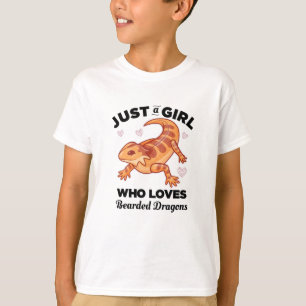 T-shirt Juste une fille qui aime les dragons barrés