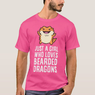 T-shirt Juste Une Fille Qui Aime Les Dragons Entraînés