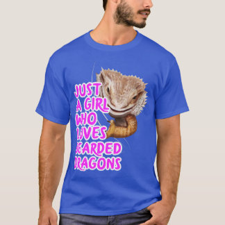 T-shirt Juste Une Fille Qui Aime Les Dragons Entraînés