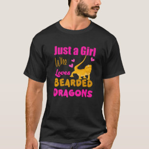 T-shirt Juste Une Fille Qui Aime Les Dragons Entraînés Des