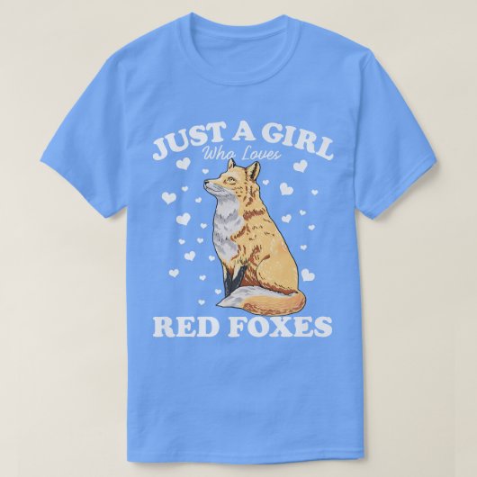 T-shirt Juste une fille qui aime les ennemis rouges mignon (Design devant)