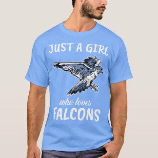 T-shirt Juste une fille qui aime les faucons 2