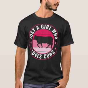 T-shirt Juste une fille qui aime les femmes agricultrices