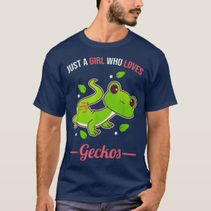 T-shirt Juste Une Fille Qui Aime Les Geckos