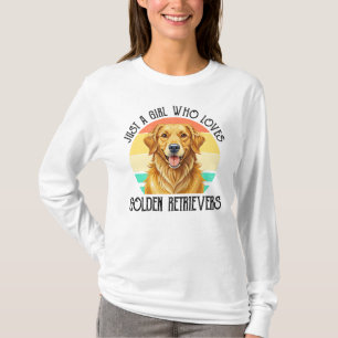 T-shirt Juste Une Fille Qui Aime Les Golden Retrievers