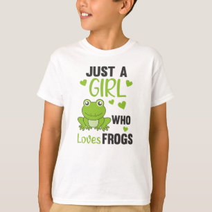 T-shirt Juste Une Fille Qui Aime Les Grenouilles Grenouill