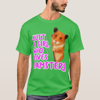 T-shirt Juste Une Fille Qui Aime Les Hamsters